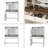 Farmhouse Dressing Table Makeup Table, 43" Wide Dressing Table With Lighted Mirror And Makeup Drawer, Large Modern Dressing Table Set With Hair Dryer Holder For Bedroom