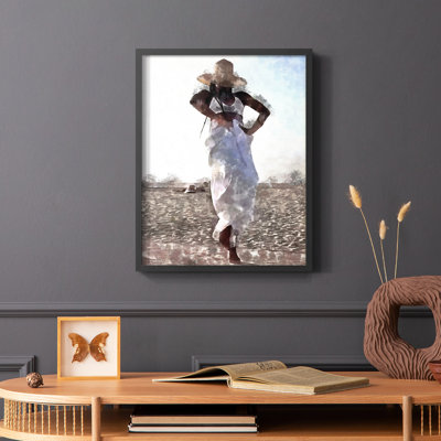 Her Dance I Framed Print - Solid Wood