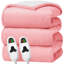 Couverture chauffante douce en sherpa et flanelle électrique avec arrêt automatique et protection contre la surchauffe-101295505-117042277