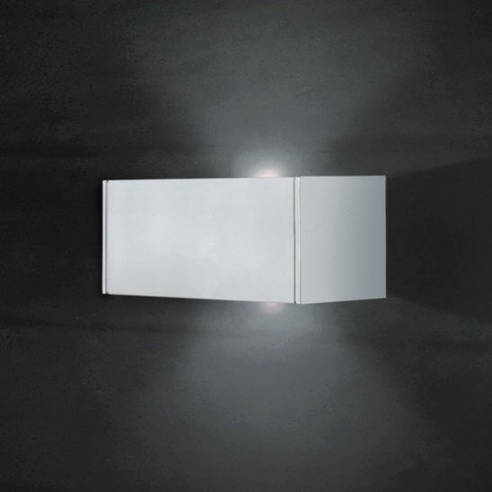 Puns 2-Light LED Flush Mount, Polished Silver/Chrome