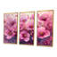 Champs de fleurs de bouton d'or rose "Fields de fleurs de bouton d'or rose" - 3 pièces-107170016-107170027