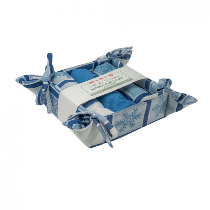 Cotton Waffle Kitchen Towel Linen Set