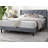 Linen Bed with Tufted Headboard-1577238805-1578059427