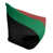 Noir / vert / or sélectionné