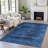 Machine Washable Indoor/Outdoor Xhevrie Blue Rug-112029716