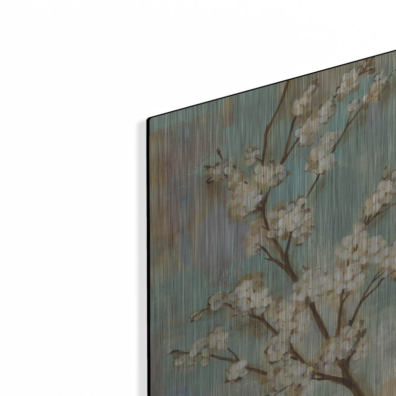  «Kyoto Blossoms 2» par Silvia Vassileva, art mural en métal, 12 po x 12 po, H 12 po x l 12 po