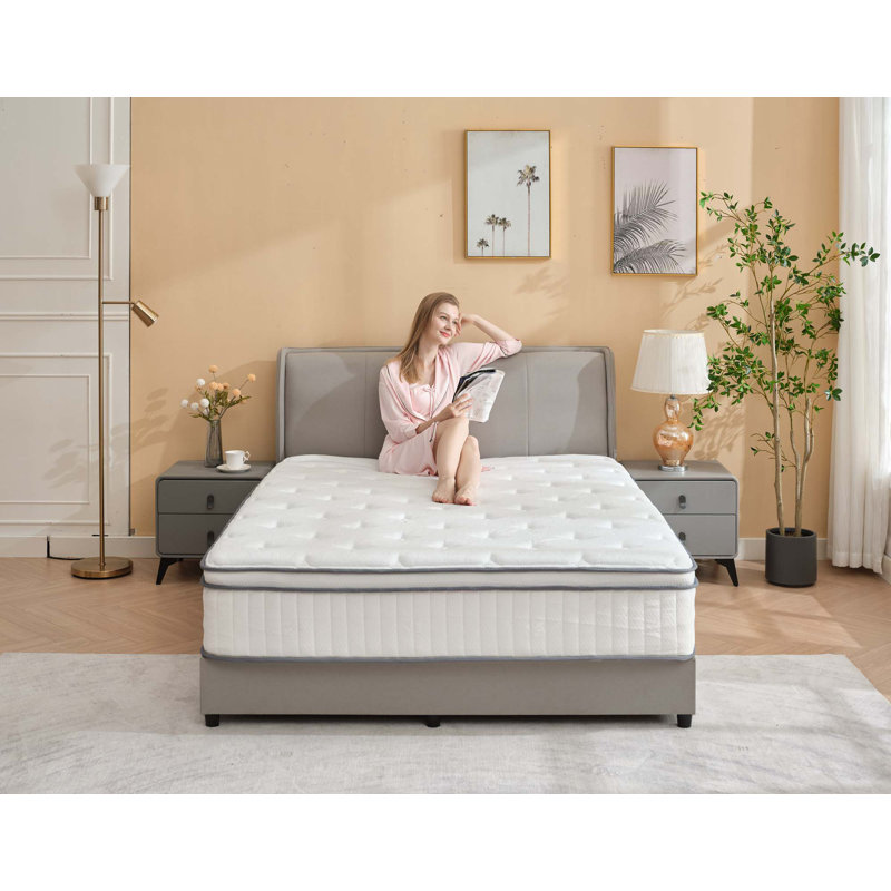 Matelas hybride moyen à ressorts, Roi
