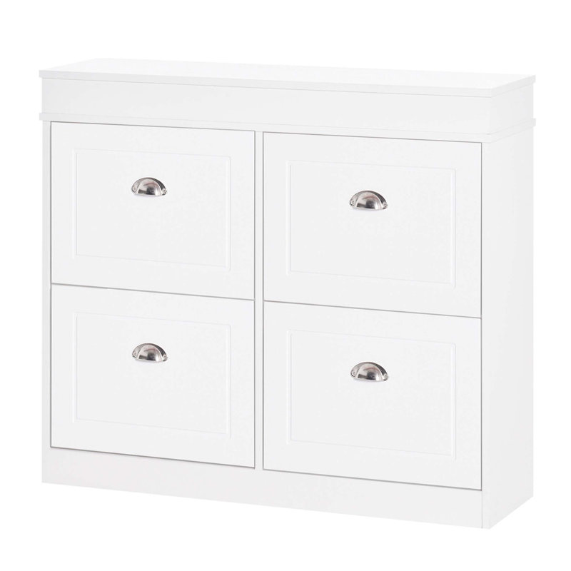 16 Pair Flip Down Shoe Storage