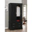 Armoire élégante noire traditionnelle-137264139