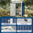 5x3 Ft Multi Purpose Outdoor Storage Shed With Lockable Door Anti Corrosion Construction Sloping Roof For Backyard And Patio Use-124521579