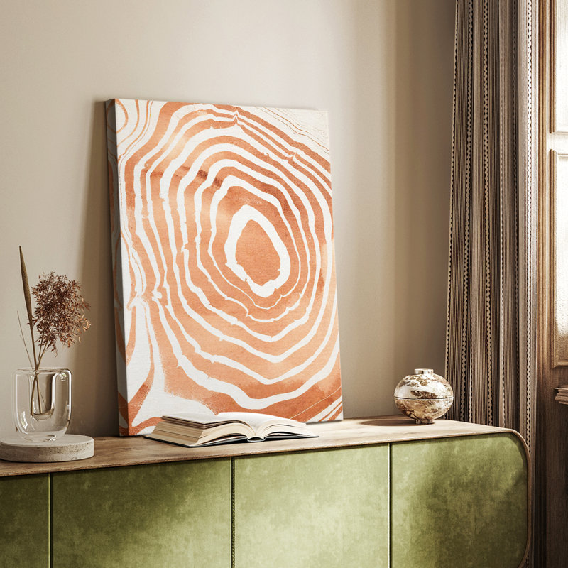 Grain de bois Suminagashi III - galerie sur mesure, H 18 po x l 12 po
