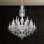 Sterling 20 Light 34in x 43in Three-Tier Chandelier in Gold with Clear Heritage Handcut Crystals