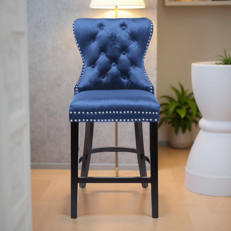 Tabouret Boyel 26 ", Bleu