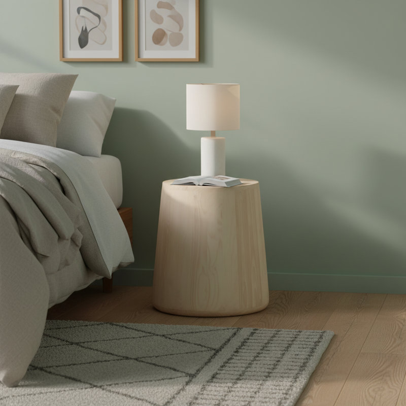Knutsford Solid Wood End Table, Natural