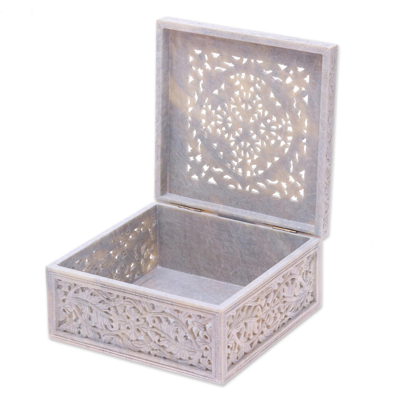 Boîte à bijoux floral