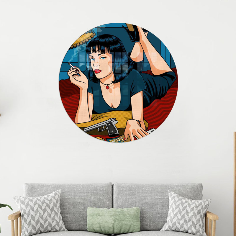 Décoration murale Pop Art, H 70,9 po x l 47,2 po