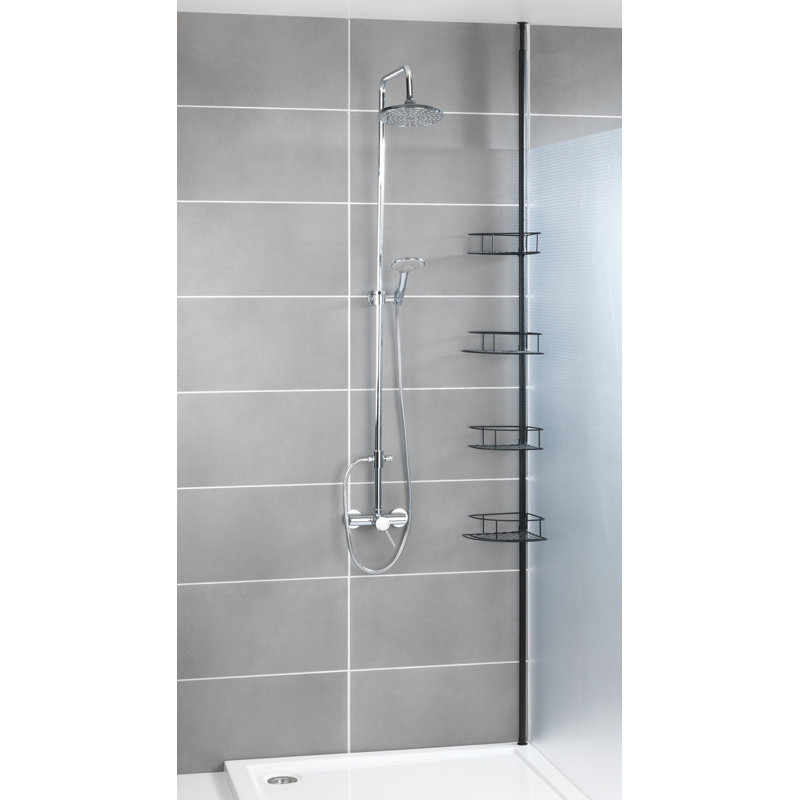 Dolcedo Tension Pole Stainless Steel Shower Caddy