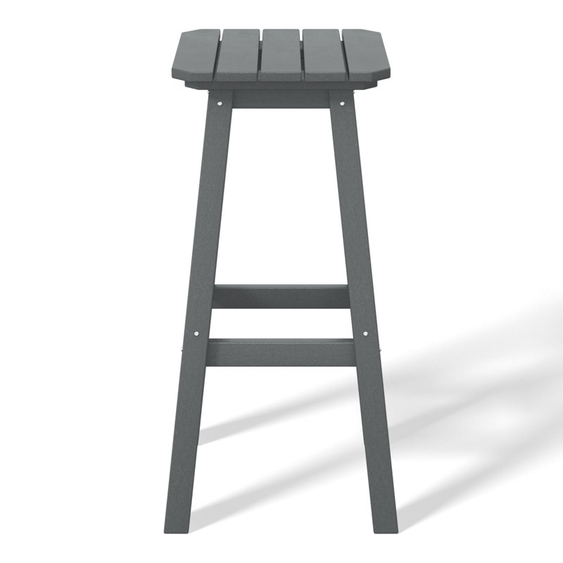Laguna 29" Square Bar Stool, Gray