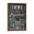Classic Brown Wood Floater Framed