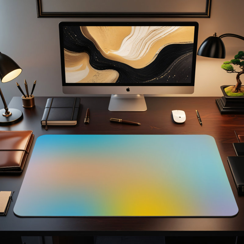 Polyester Desk Pad, 23.6x13.8