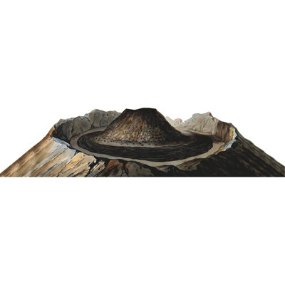 Mount Vesuvius Italy Pompeii Volcano Mountain 22" Cardboard Standup
