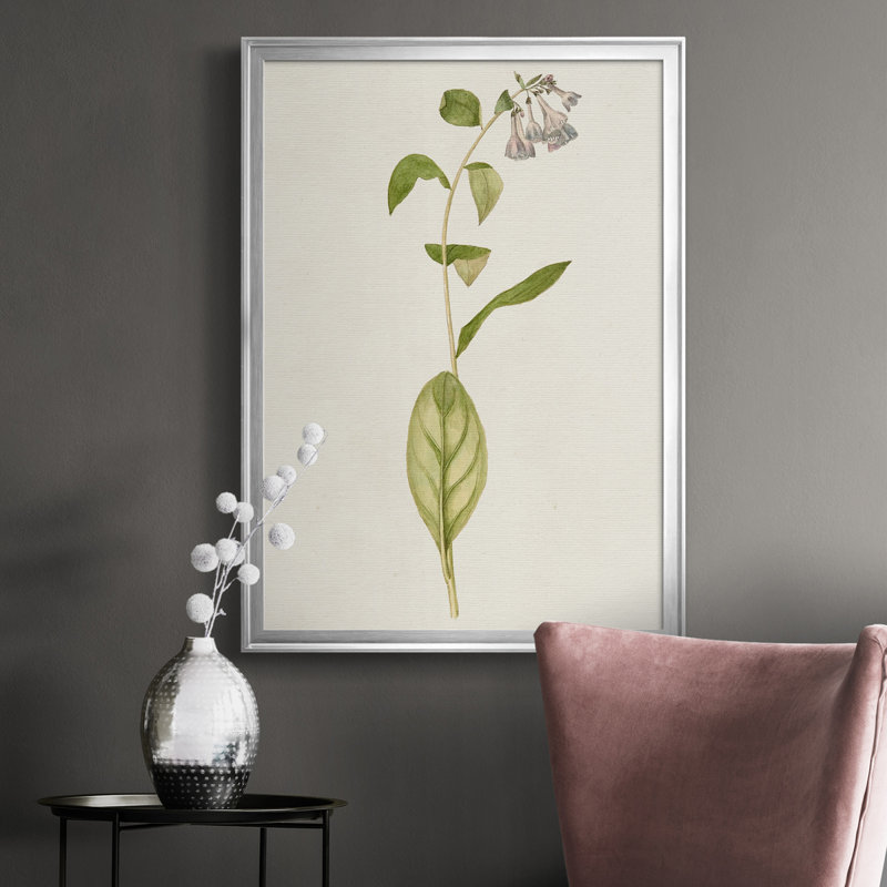 Mauve Garden Flowers IV, toile encadrée de qualité supérieure - prête à être accrochée, H 42,5 po x l 30,5 po x P 1 po