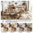 Modern Abstract Living Room Rug Ultra-Soft Contemporary Accent Rug, Easy to Clean Soft Low Pile Indoor Carpet, Large Foldable Floor Cover-504894458-525713302