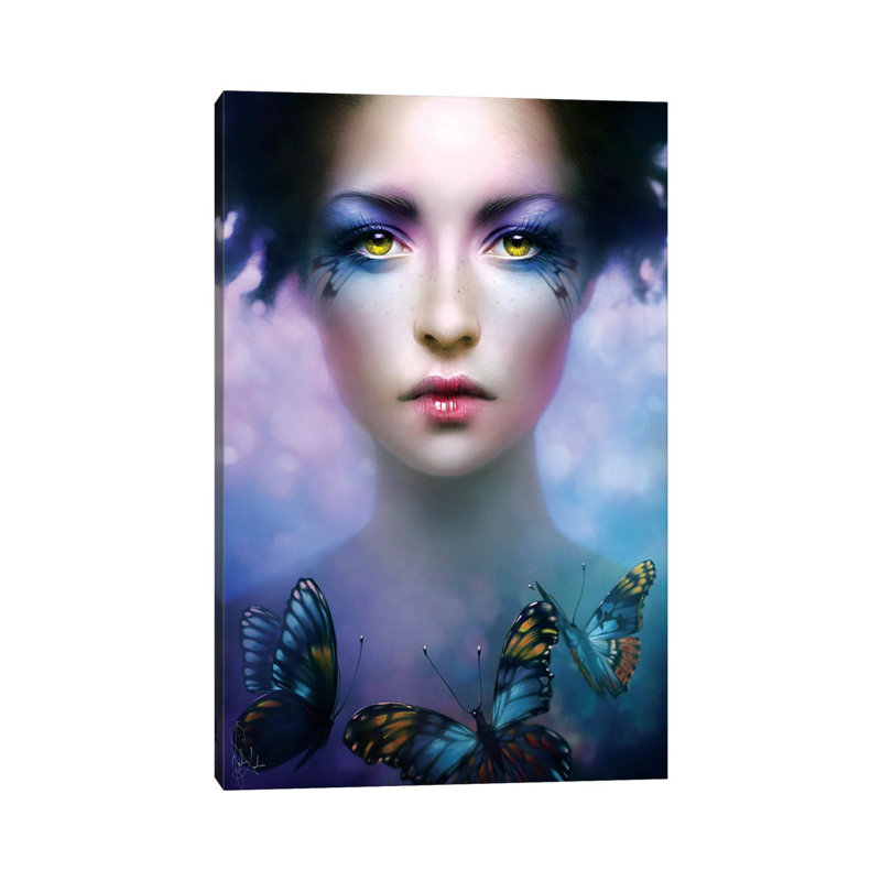 Orchid by Melanie Delon - Print on Canvas, 30.48 cm H x 45.72 cm W, Wrapped Canvas