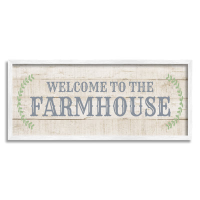 Motif de planches «Welcome To The Farmhouse» - impression
