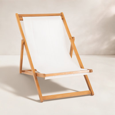 Solid Wood Folding Deck Chair