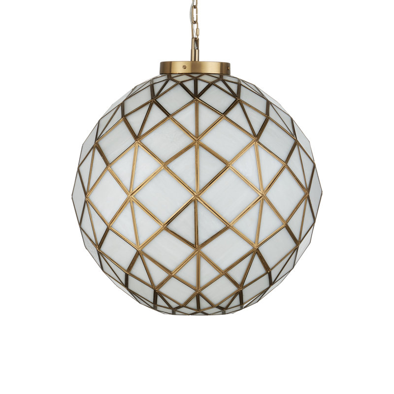Polyhedron Pendant, 97.5" H x 20.5" W x 20.5" D