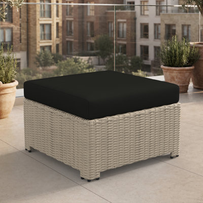 Repose-pieds d'extérieur avec coussins Sunbrella Henri