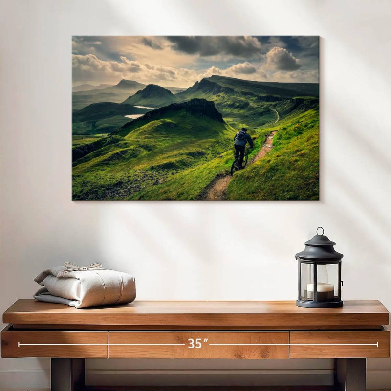 Sireci Mountain Biking Trail, 16" H x 24" W