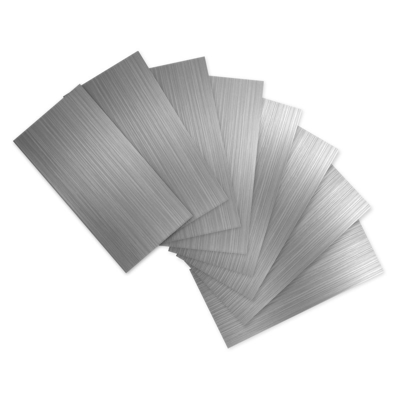 Carrelage mural en composite de PVC 3 x 6 po Peel and Stick Backsplash, Texture de pierre beige