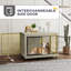Furniture Style Crate with 3 Doors