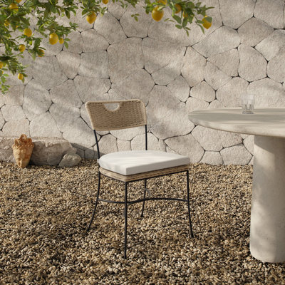 Honour Outdoor Dining Chair-Vintage White