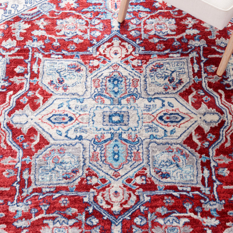 Brentwood Performance Oriental Rug, Square 6'7"