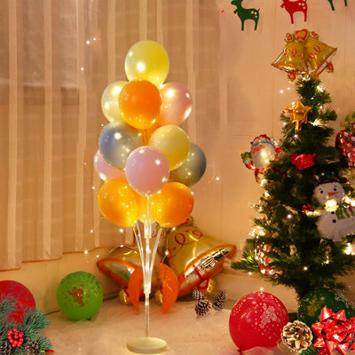2 Set Christmas Inflatable Balls Stand Kit For With String Light Christmas Centerpieces Inflatable Balls Decoration For Birthday Wedding Anniversary Festival