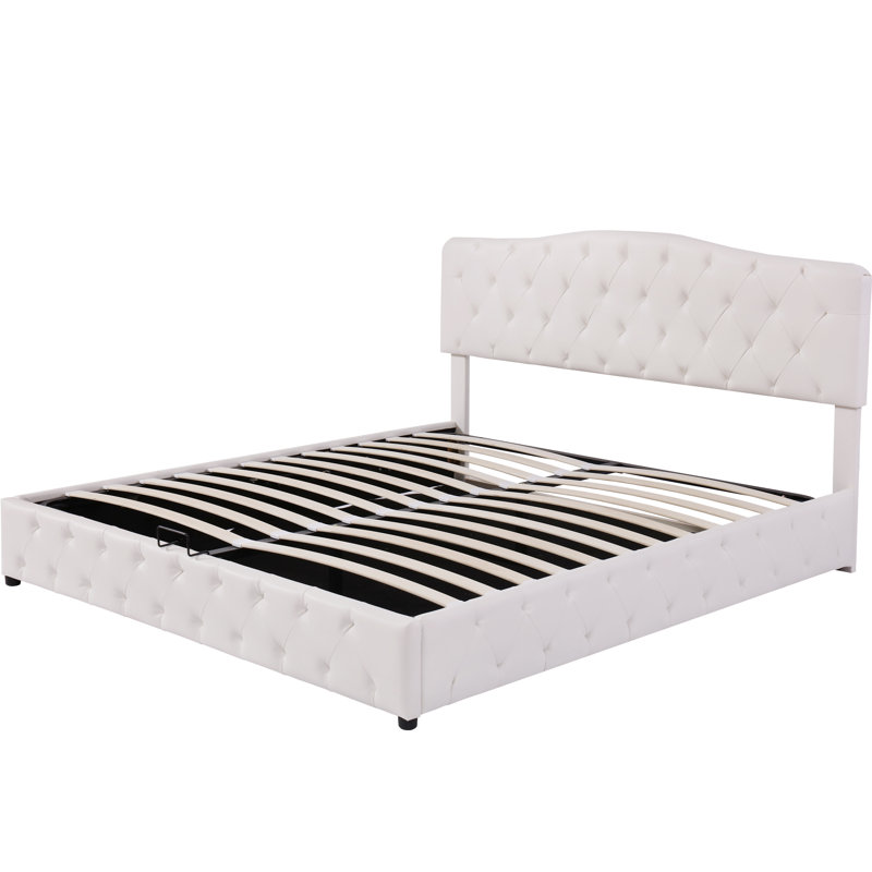Garbani Upholstered Ottoman Storage Bed, Super King (6')