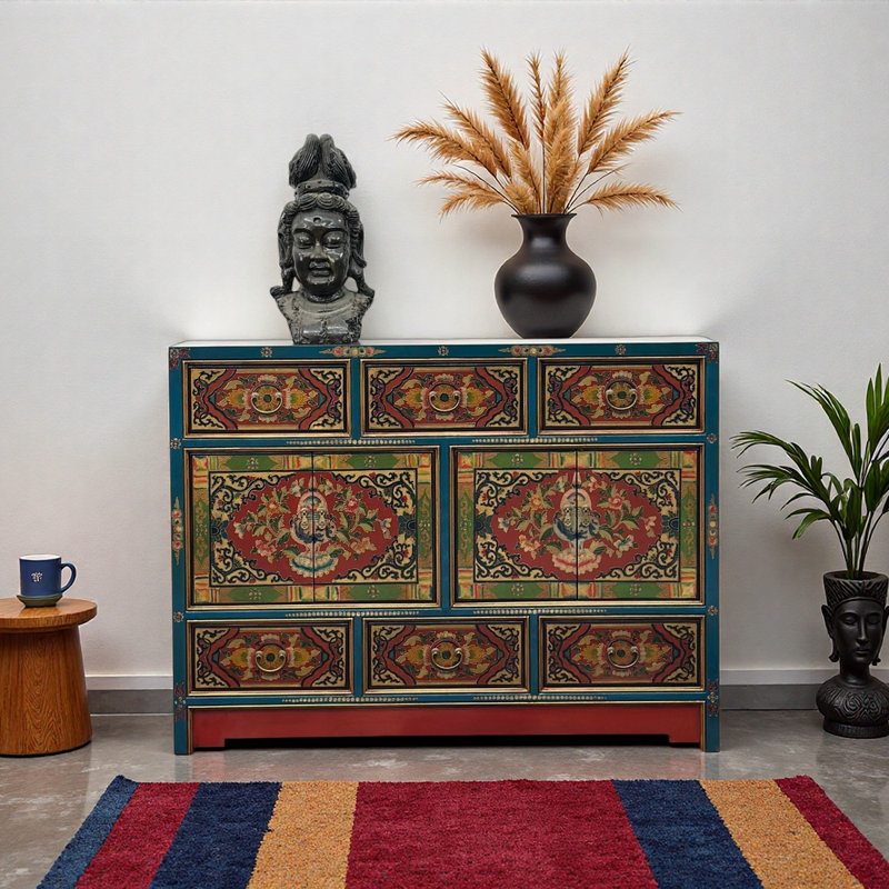 Solid Wood Retro Sideboard