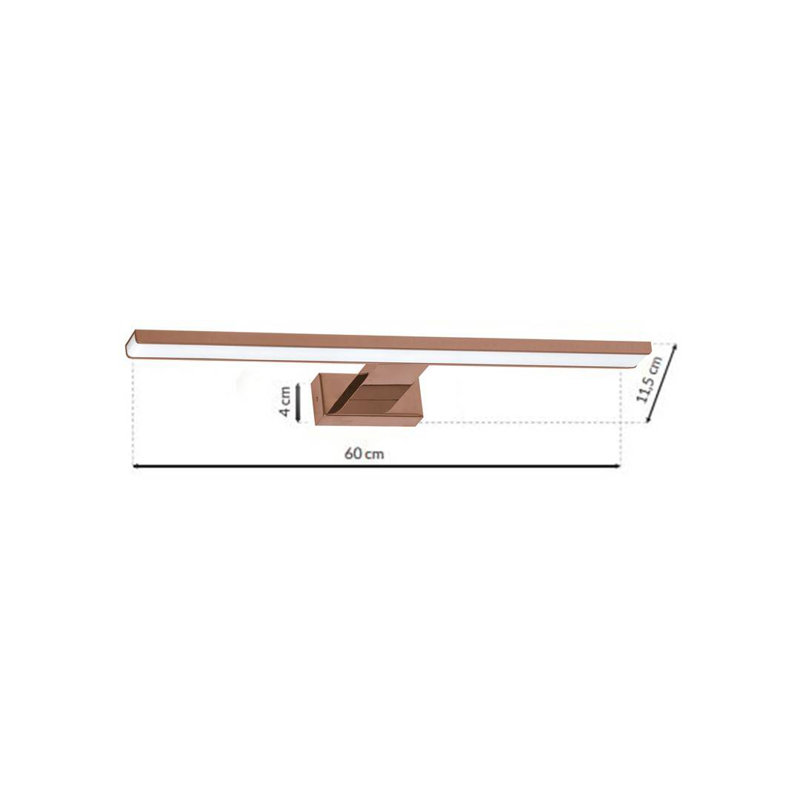 Bradyen LED Armed Sconce, Pink/Gold