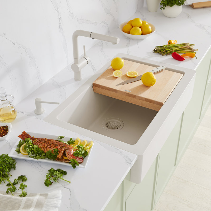 Beechwood Cutting Board for Ikon & Vintera Farmhouse Sinks