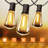 60FT Solar Globe String Lights Outdoor, Shatterproof Solar Patio Lights with Remote