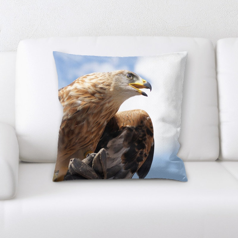 Coussin doré eagle