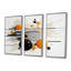 «Silver Moon Rising - Minimalisme», ensemble d'art mural-1806169883-1806169894