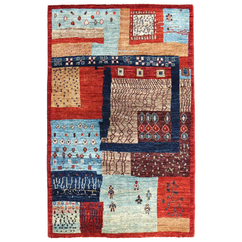 Gabbeh One-of-a-Kind 3'1" X 4'11" Area Rug