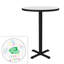Table de pause ronde 24 po L