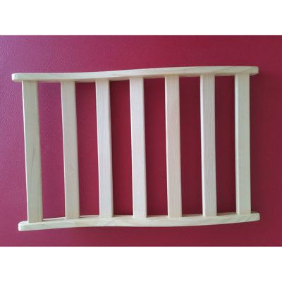 Large grille plate de pruche pour la pièce et supportant une assise à droite de 2,23 lb