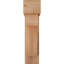 8"W x 26"D x 34"H Westlake Block Rough Sawn Bracket w/ Offset Brace, Western Red Cedar-47797902-47798004