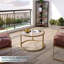 Petite table basse ronde en verre-1735798321